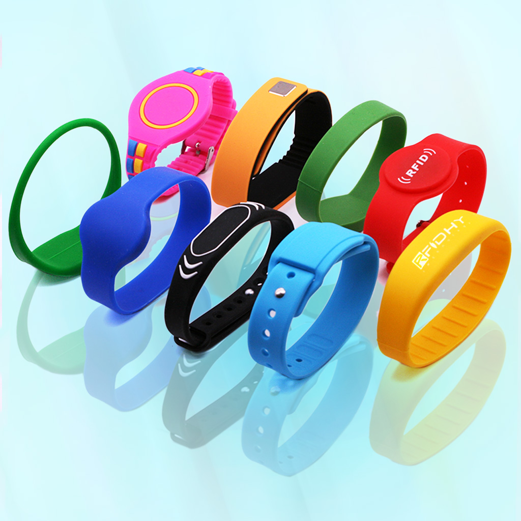 Amazon.com: HWMATE RFID Bracelet Wristband 13.56mhz IC Waterproof RFID Tag  Color Blue (10 Pack) : Office Products