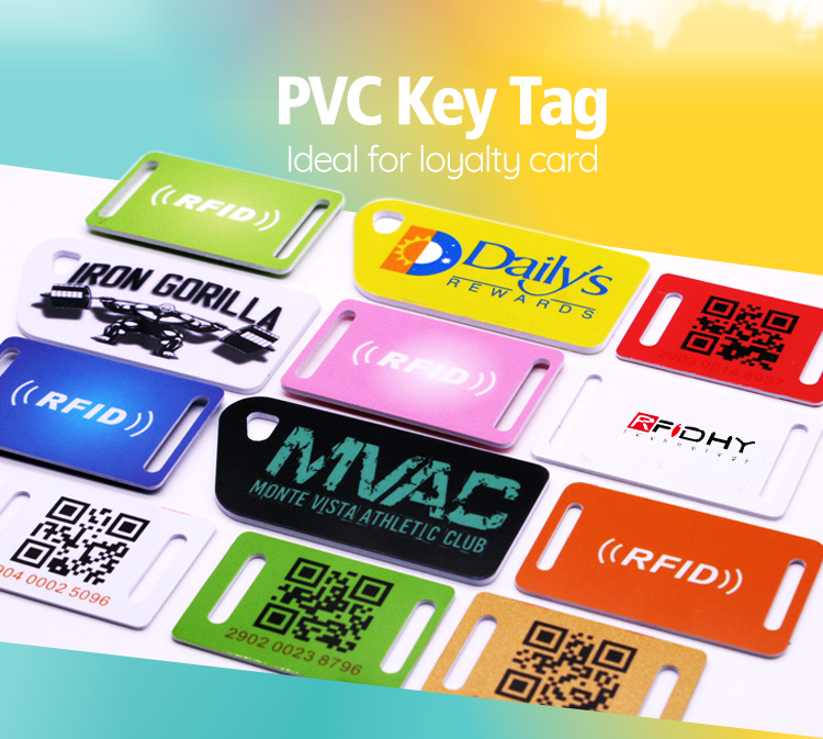 RFID PVC anahtar etiketi